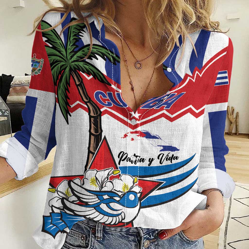 Cuba Patria Y Vida Women Casual Shirt Cuban Trogon Unique - Wonder Print Shop