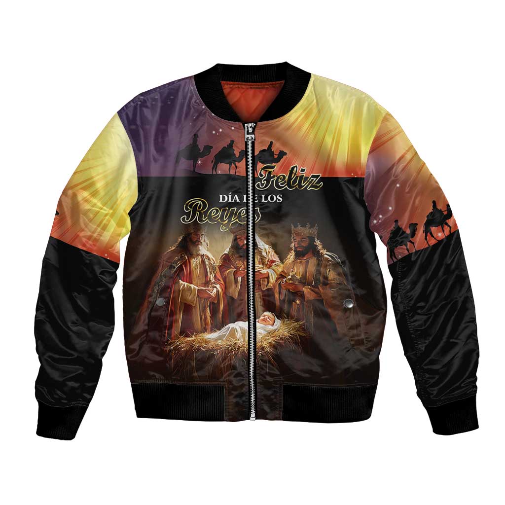 Three Kings Day Bomber Jacket Epiphany Dia de los Reyes - Wonder Print Shop