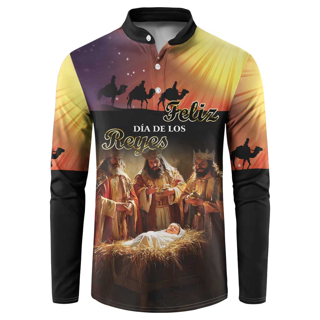 Three Kings Day Button Sweatshirt Epiphany Dia de los Reyes - Wonder Print Shop