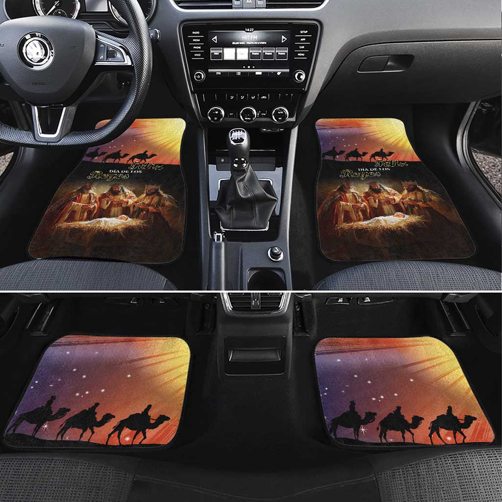 Three Kings Day Car Mats Epiphany Dia de los Reyes - Wonder Print Shop