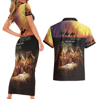 Three Kings Day Couples Matching Short Sleeve Bodycon Dress and Hawaiian Shirt Epiphany Dia de los Reyes - Wonder Print Shop