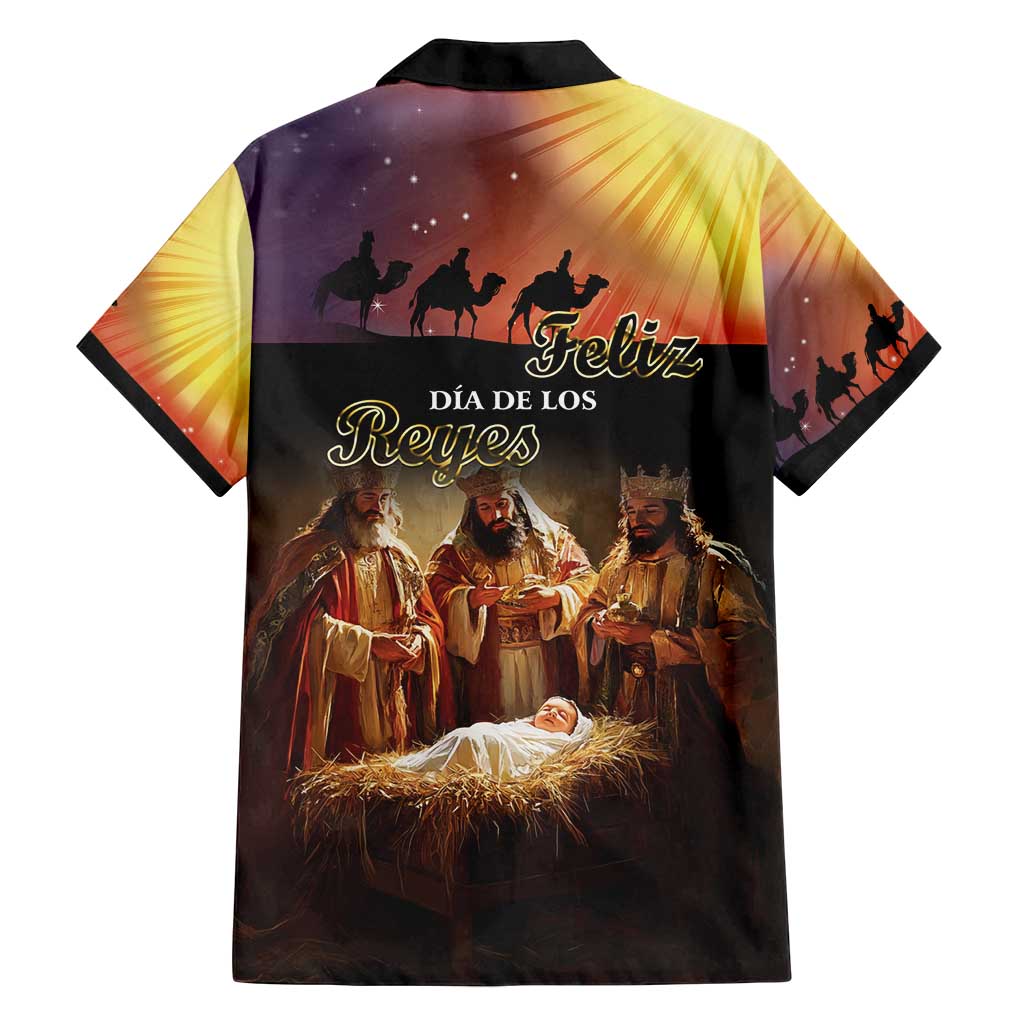 Three Kings Day Family Matching Long Sleeve Bodycon Dress and Hawaiian Shirt Epiphany Dia de los Reyes - Wonder Print Shop