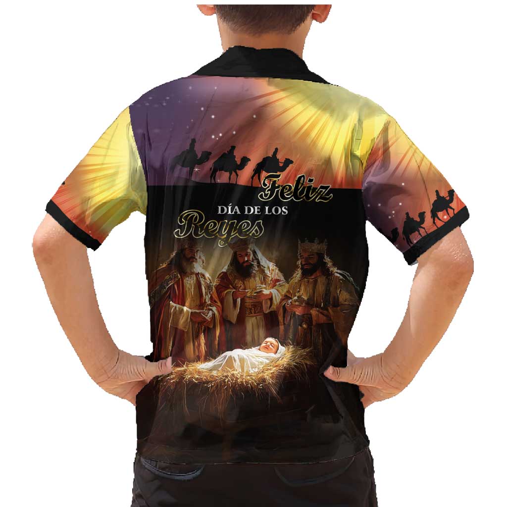 Three Kings Day Family Matching Mermaid Dress and Hawaiian Shirt Epiphany Dia de los Reyes - Wonder Print Shop