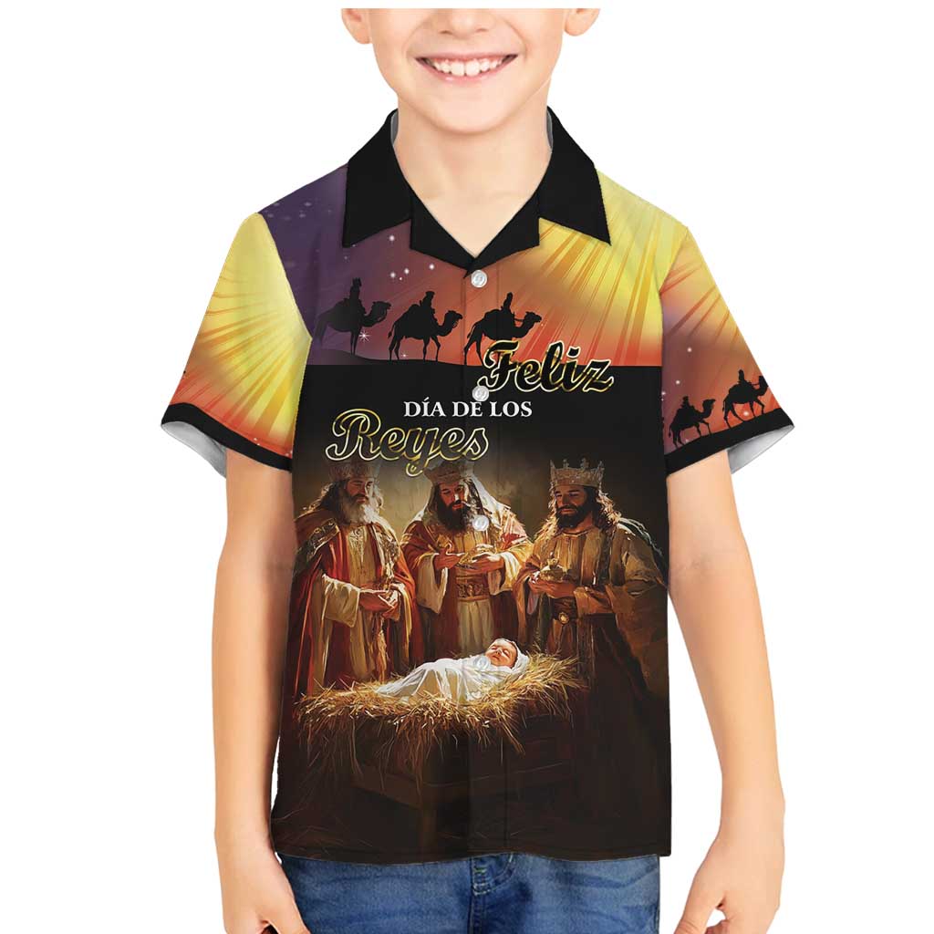 Three Kings Day Family Matching Mermaid Dress and Hawaiian Shirt Epiphany Dia de los Reyes - Wonder Print Shop