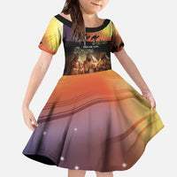 Three Kings Day Family Matching Off The Shoulder Long Sleeve Dress and Hawaiian Shirt Epiphany Dia de los Reyes - Wonder Print Shop