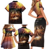 Three Kings Day Family Matching Short Sleeve Bodycon Dress and Hawaiian Shirt Epiphany Dia de los Reyes - Wonder Print Shop