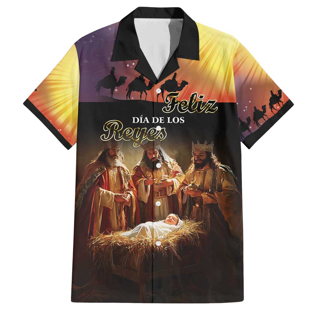 Three Kings Day Family Matching Summer Maxi Dress and Hawaiian Shirt Epiphany Dia de los Reyes - Wonder Print Shop