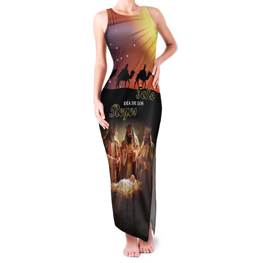 Three Kings Day Family Matching Tank Maxi Dress and Hawaiian Shirt Epiphany Dia de los Reyes - Wonder Print Shop