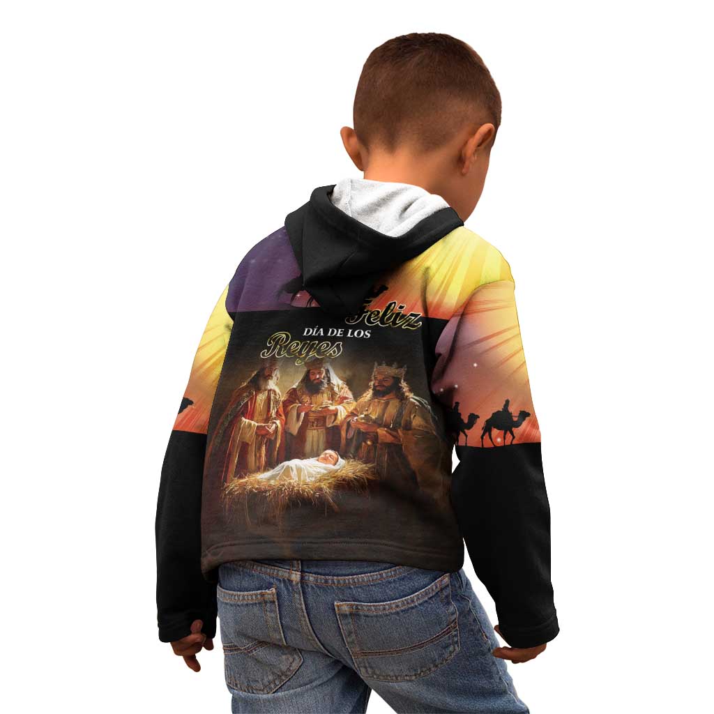 Three Kings Day Kid Hoodie Epiphany Dia de los Reyes - Wonder Print Shop