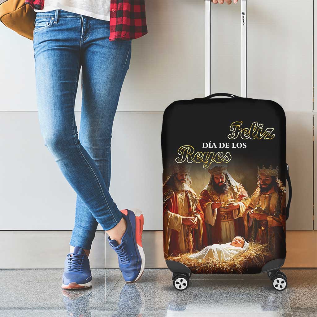 Three Kings Day Luggage Cover Epiphany Dia de los Reyes - Wonder Print Shop
