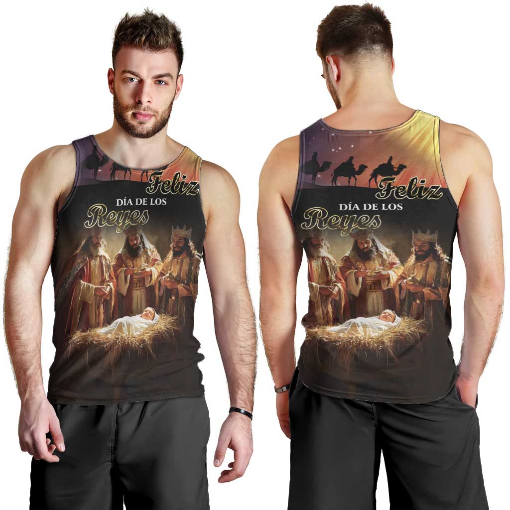 Three Kings Day Men Tank Top Epiphany Dia de los Reyes - Wonder Print Shop