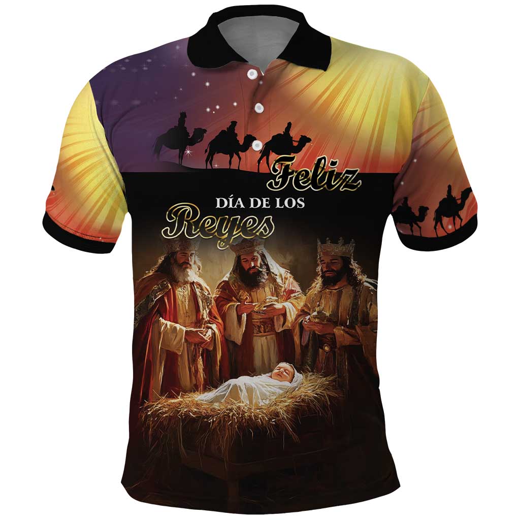 Three Kings Day Polo Shirt Epiphany Dia de los Reyes - Wonder Print Shop