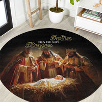 Three Kings Day Round Carpet Epiphany Dia de los Reyes