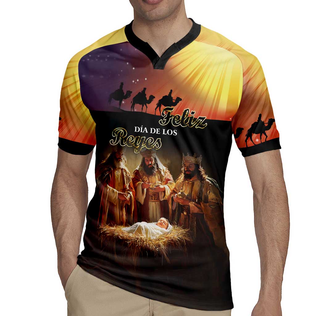 Three Kings Day Rugby Jersey Epiphany Dia de los Reyes - Wonder Print Shop