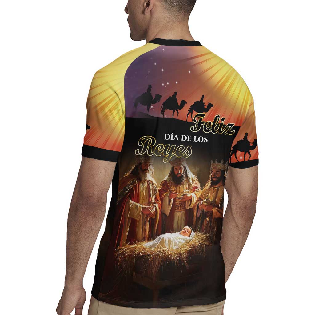 Three Kings Day Rugby Jersey Epiphany Dia de los Reyes - Wonder Print Shop
