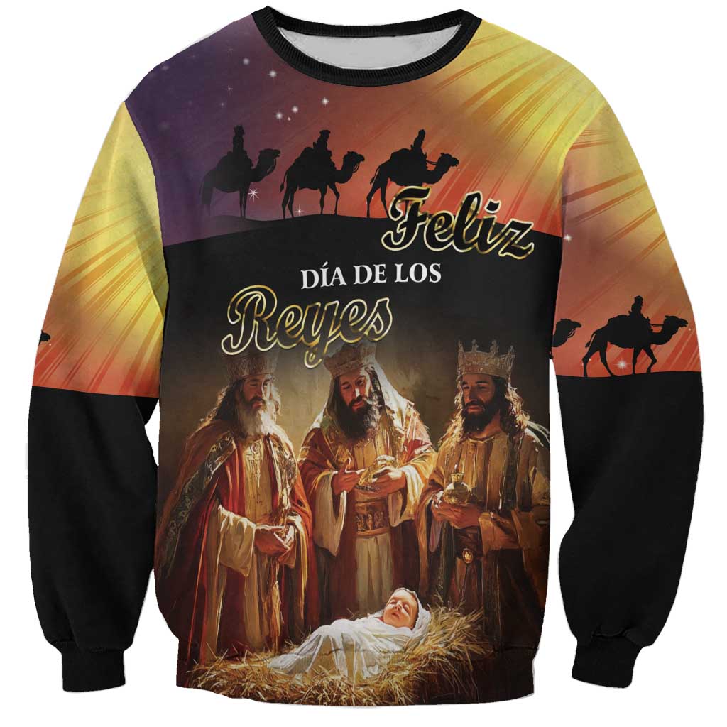 Three Kings Day Sweatshirt Epiphany Dia de los Reyes - Wonder Print Shop