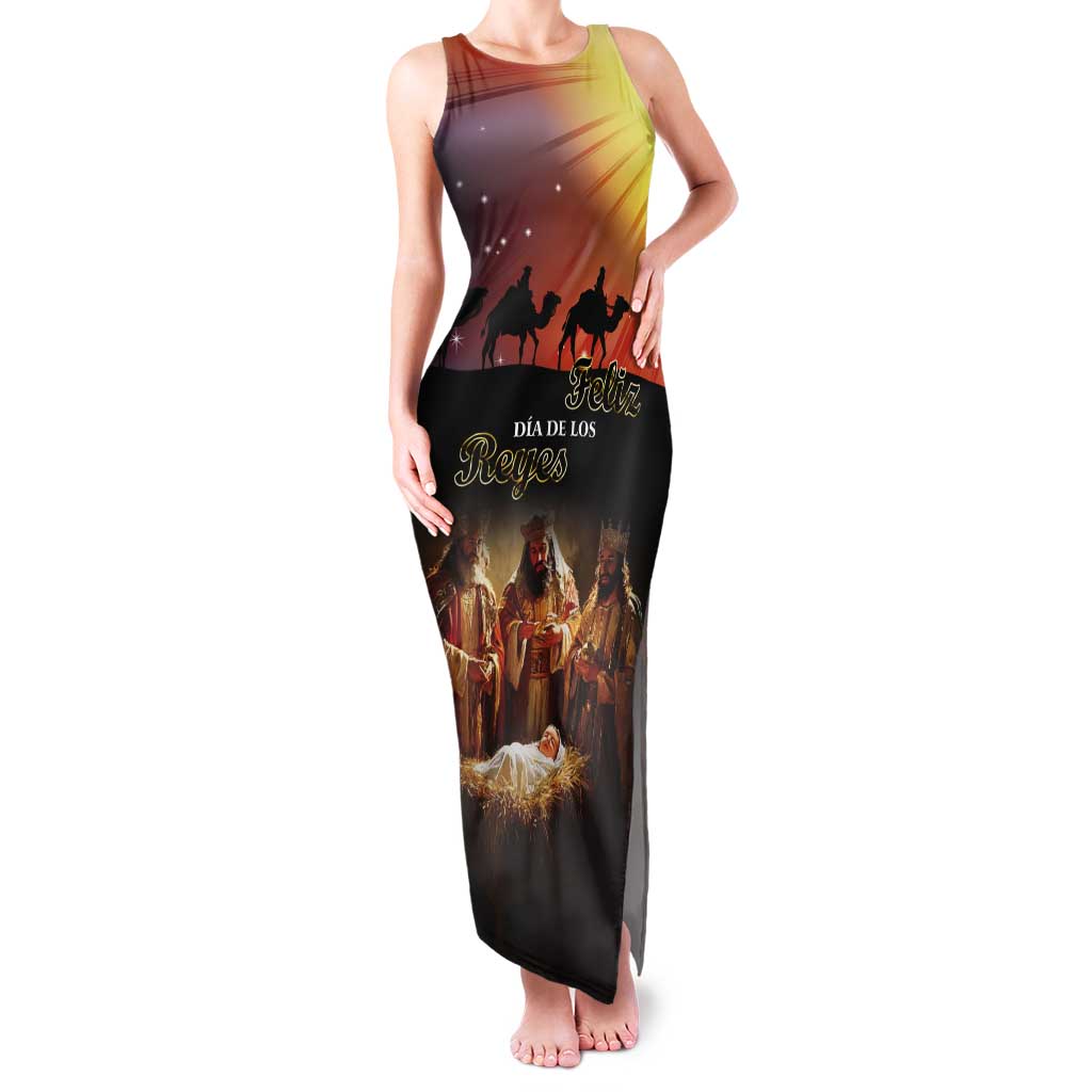 Three Kings Day Tank Maxi Dress Epiphany Dia de los Reyes - Wonder Print Shop