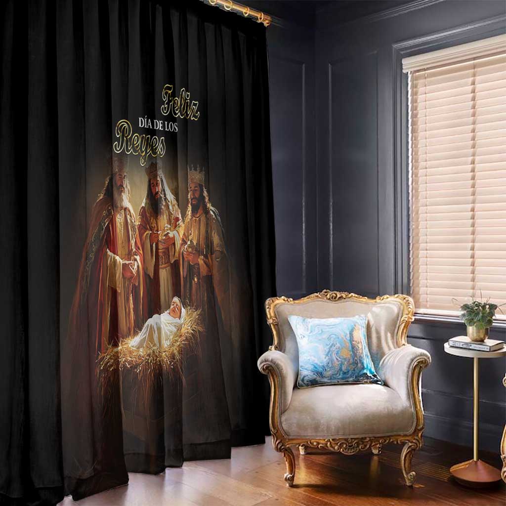 Three Kings Day Window Curtain Epiphany Dia de los Reyes - Wonder Print Shop