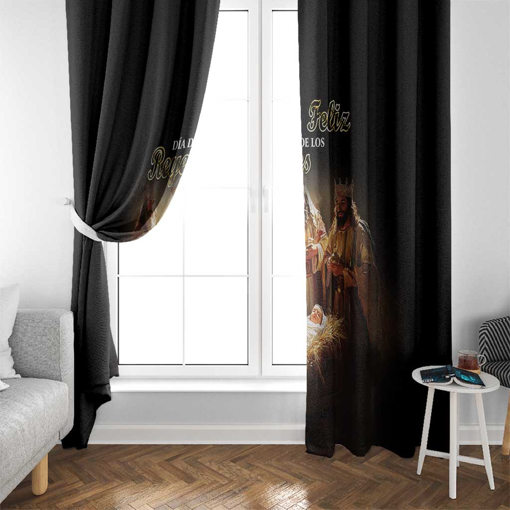 Three Kings Day Window Curtain Epiphany Dia de los Reyes - Wonder Print Shop