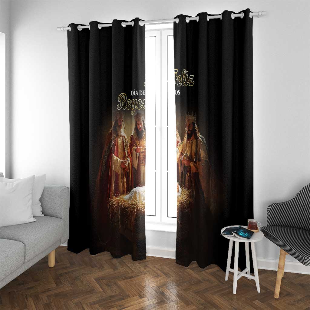 Three Kings Day Window Curtain Epiphany Dia de los Reyes - Wonder Print Shop