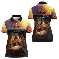 Three Kings Day Women Polo Shirt Epiphany Dia de los Reyes - Wonder Print Shop