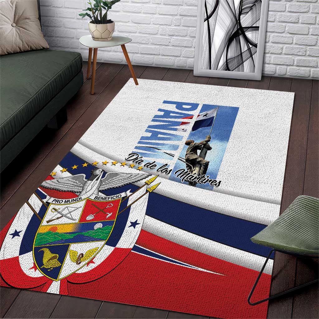 Panama Martyrs Day Area Rug Dia de los Martires - Wonder Print Shop