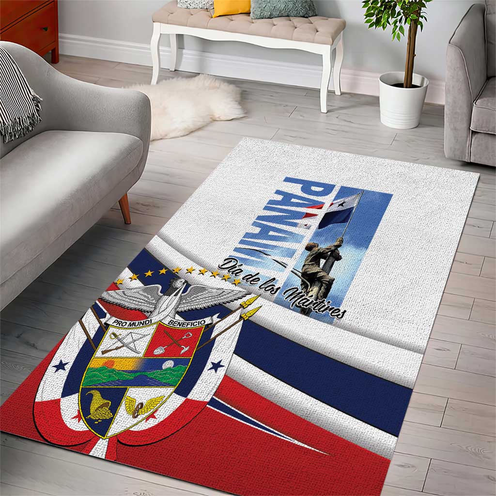 Panama Martyrs Day Area Rug Dia de los Martires - Wonder Print Shop