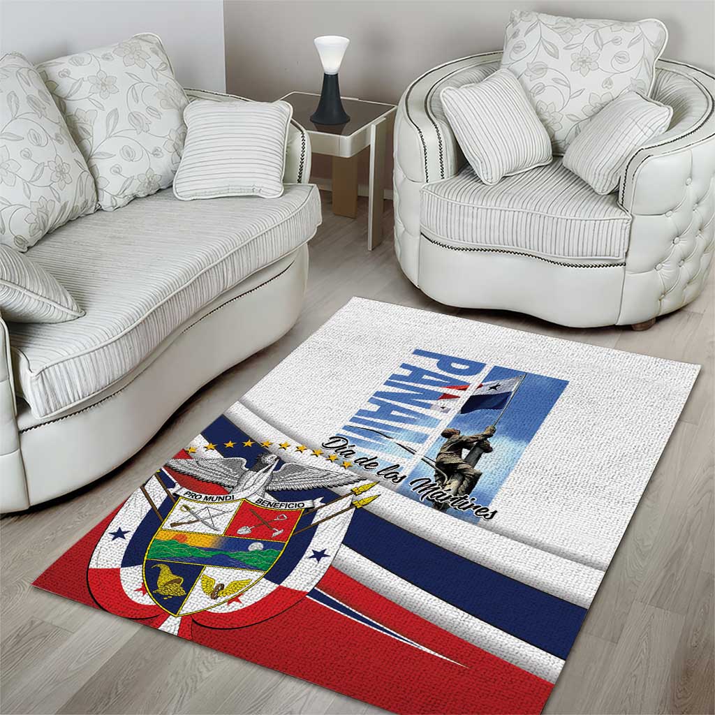 Panama Martyrs Day Area Rug Dia de los Martires - Wonder Print Shop