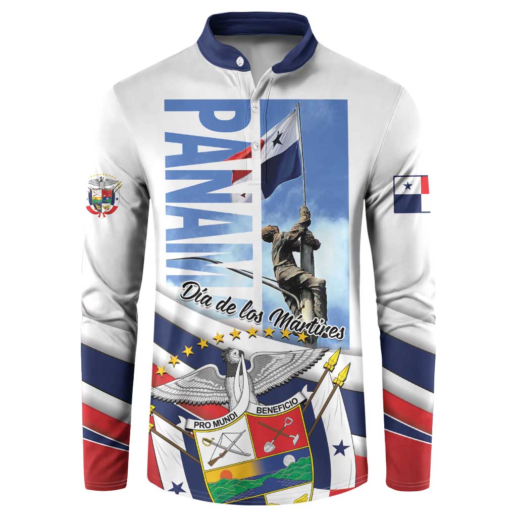 Panama Martyrs Day Button Sweatshirt Dia de los Martires - Wonder Print Shop