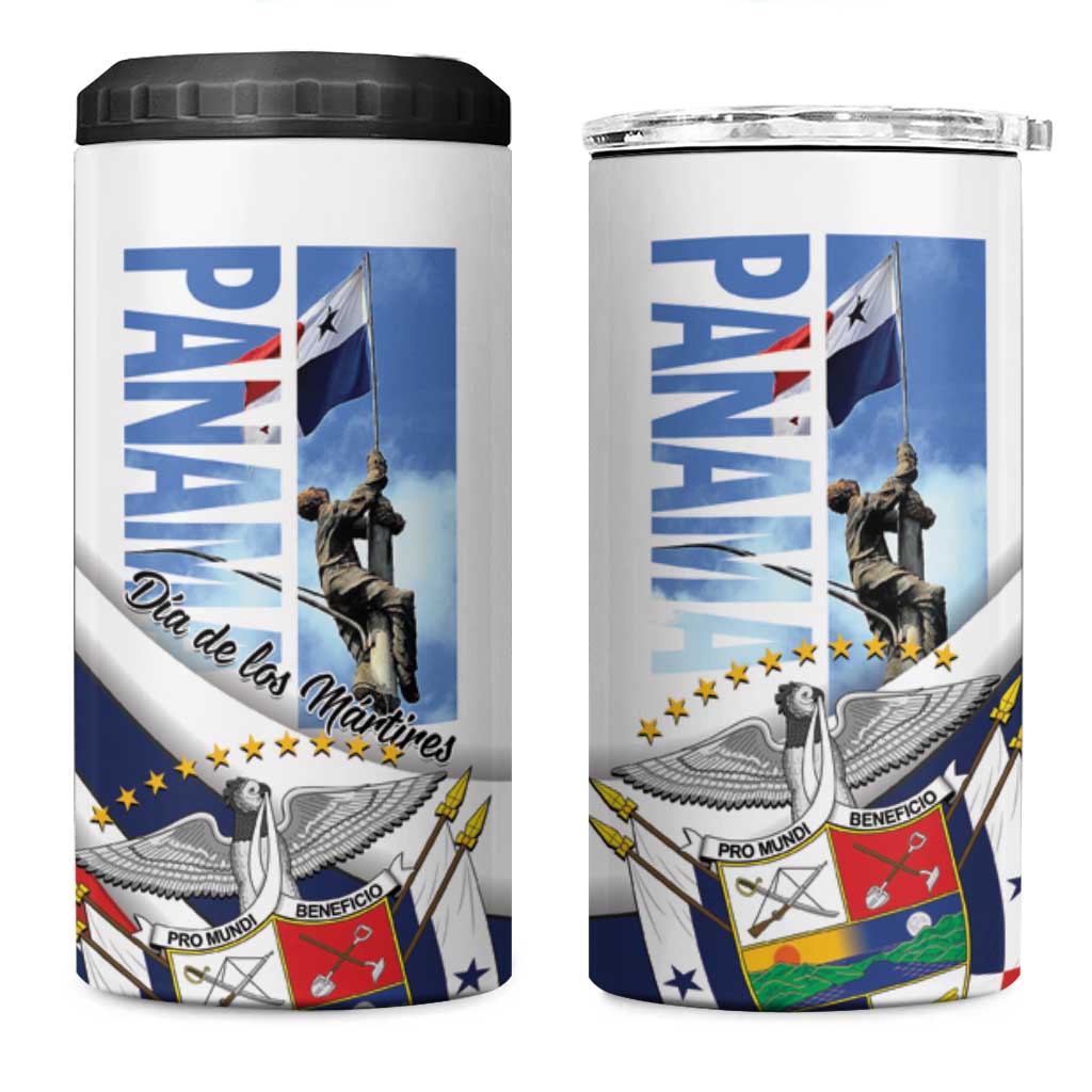 Panama Martyrs Day 4 in 1 Can Cooler Tumbler Dia de los Martires - Wonder Print Shop