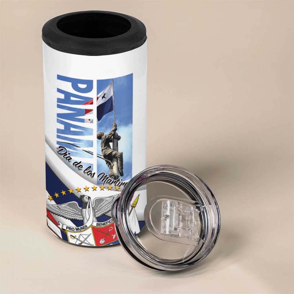 Panama Martyrs Day 4 in 1 Can Cooler Tumbler Dia de los Martires - Wonder Print Shop