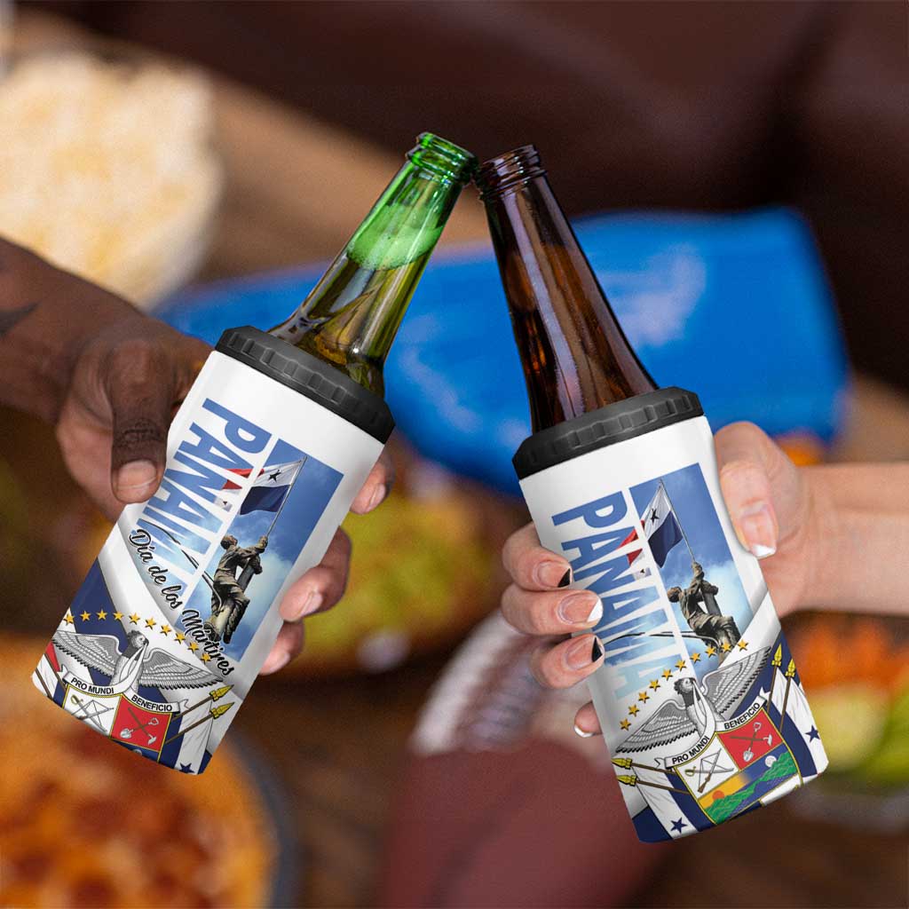 Panama Martyrs Day 4 in 1 Can Cooler Tumbler Dia de los Martires - Wonder Print Shop