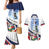 Panama Martyrs Day Couples Matching Mermaid Dress and Hawaiian Shirt Dia de los Martires - Wonder Print Shop