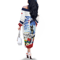 Panama Martyrs Day Family Matching Off The Shoulder Long Sleeve Dress and Hawaiian Shirt Dia de los Martires - Wonder Print Shop