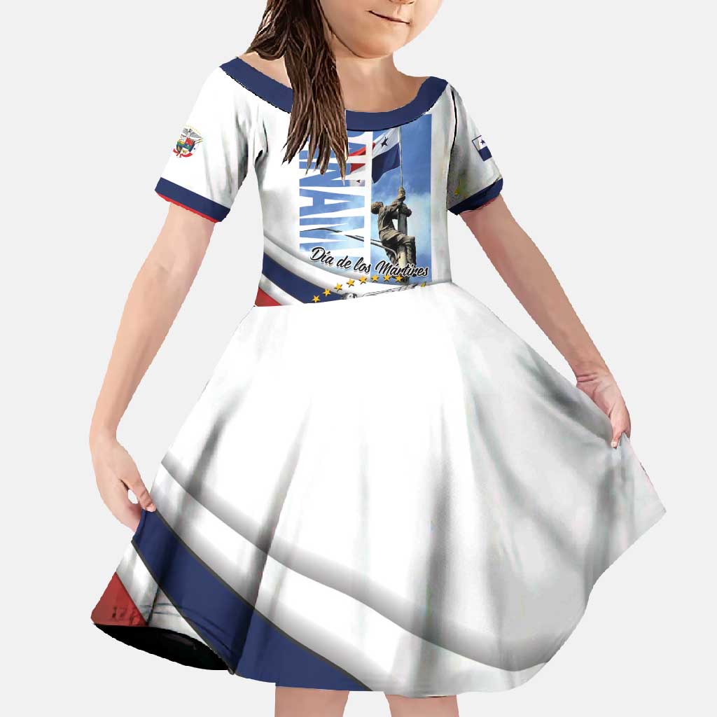 Panama Martyrs Day Family Matching Summer Maxi Dress and Hawaiian Shirt Dia de los Martires - Wonder Print Shop