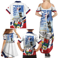 Panama Martyrs Day Family Matching Summer Maxi Dress and Hawaiian Shirt Dia de los Martires - Wonder Print Shop