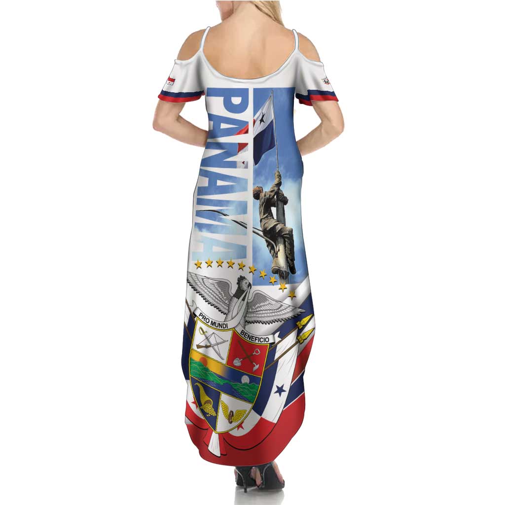 Panama Martyrs Day Family Matching Summer Maxi Dress and Hawaiian Shirt Dia de los Martires - Wonder Print Shop