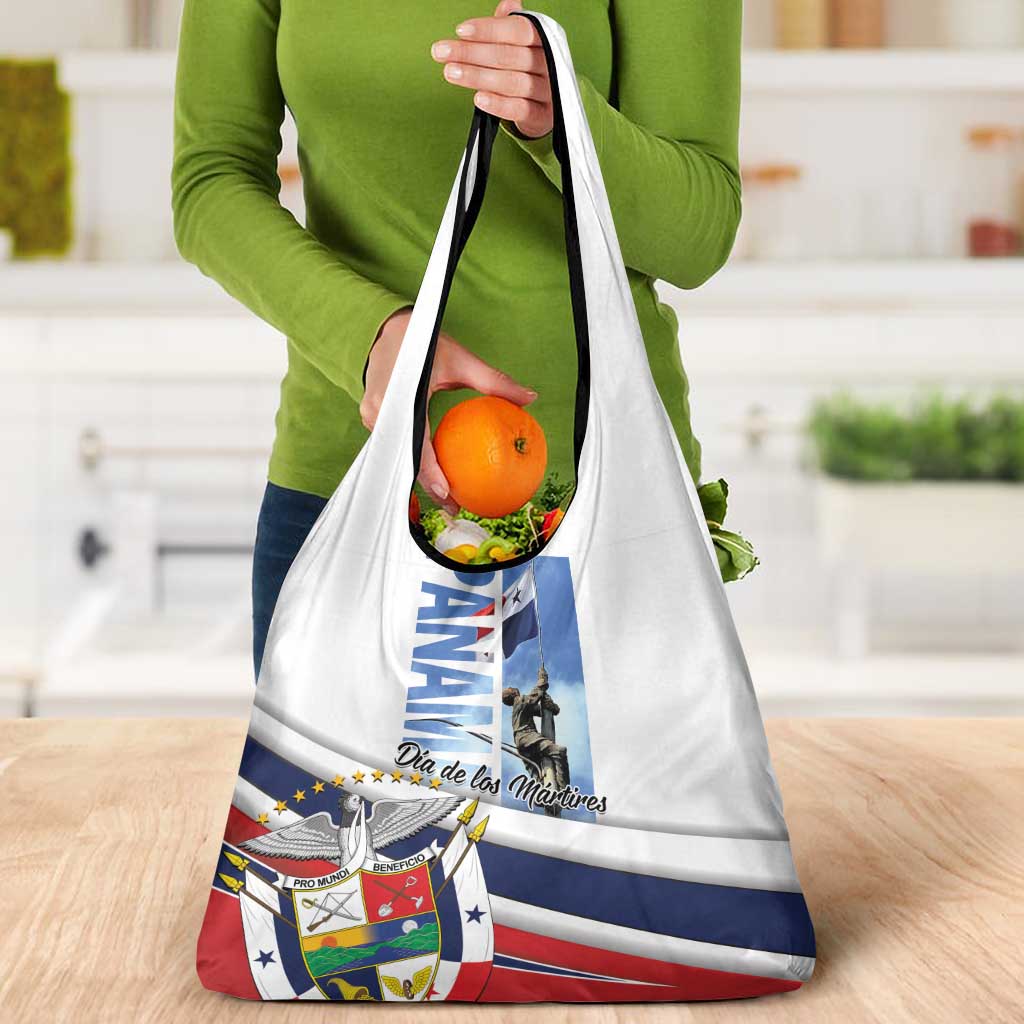 Panama Martyrs Day Grocery Bag Dia de los Martires