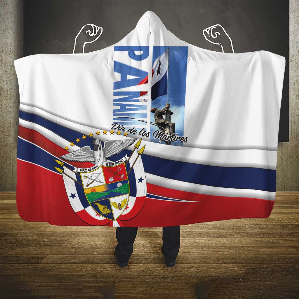 Panama Martyrs Day Hooded Blanket Dia de los Martires
