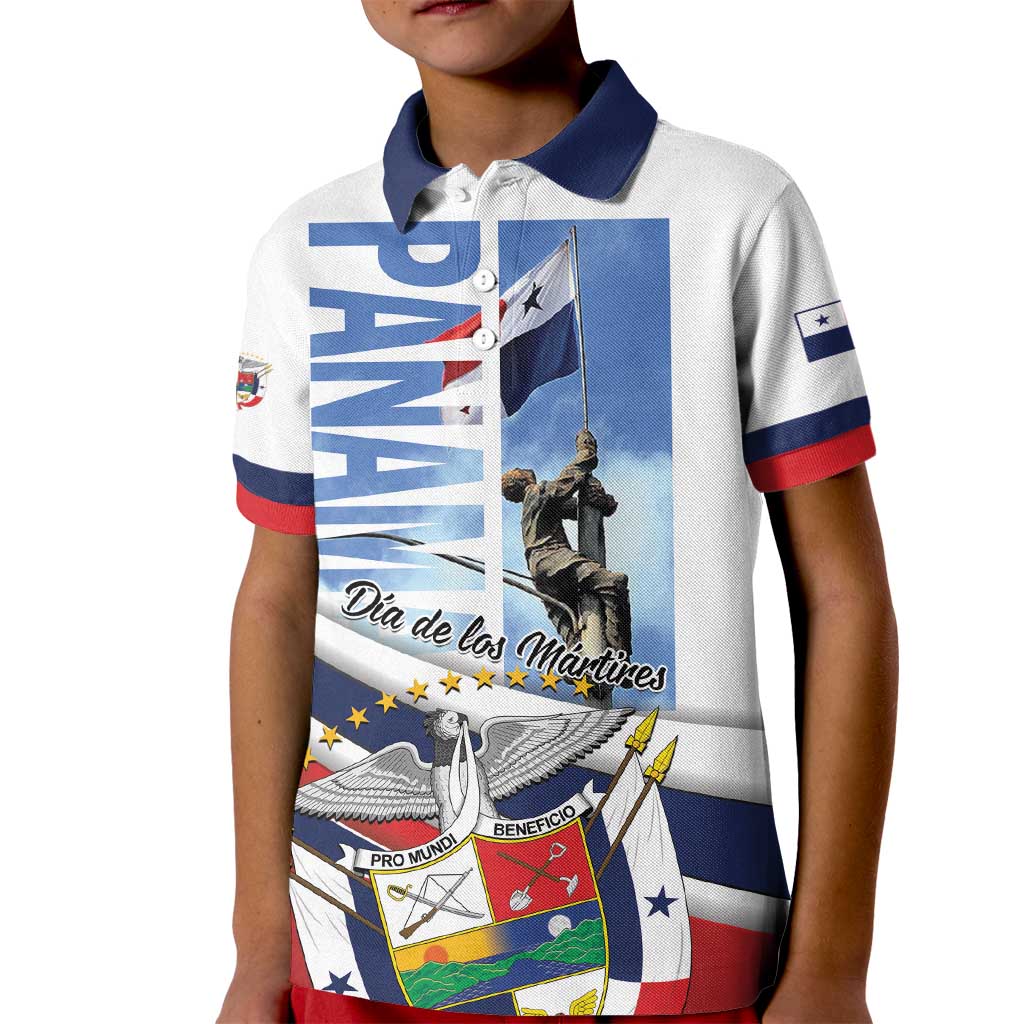 Panama Martyrs Day Kid Polo Shirt Dia de los Martires - Wonder Print Shop