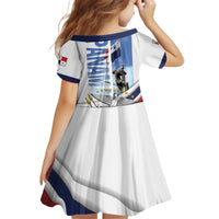Panama Martyrs Day Kid Short Sleeve Dress Dia de los Martires - Wonder Print Shop