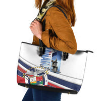 Panama Martyrs Day Leather Tote Bag Dia de los Martires - Wonder Print Shop