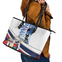 Panama Martyrs Day Leather Tote Bag Dia de los Martires - Wonder Print Shop