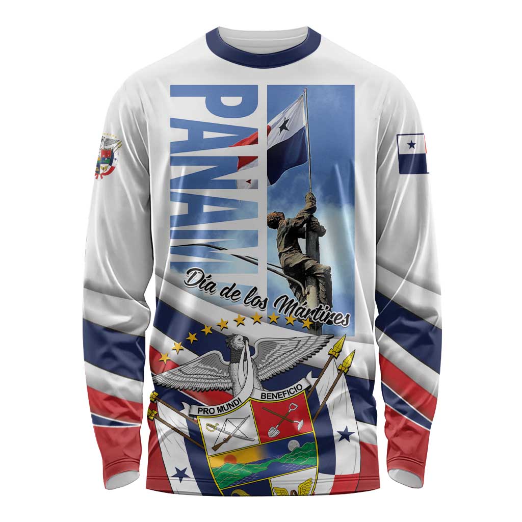 Panama Martyrs Day Long Sleeve Shirt Dia de los Martires - Wonder Print Shop