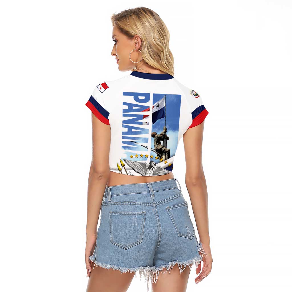 Panama Martyrs Day Raglan Cropped T Shirt Dia de los Martires - Wonder Print Shop