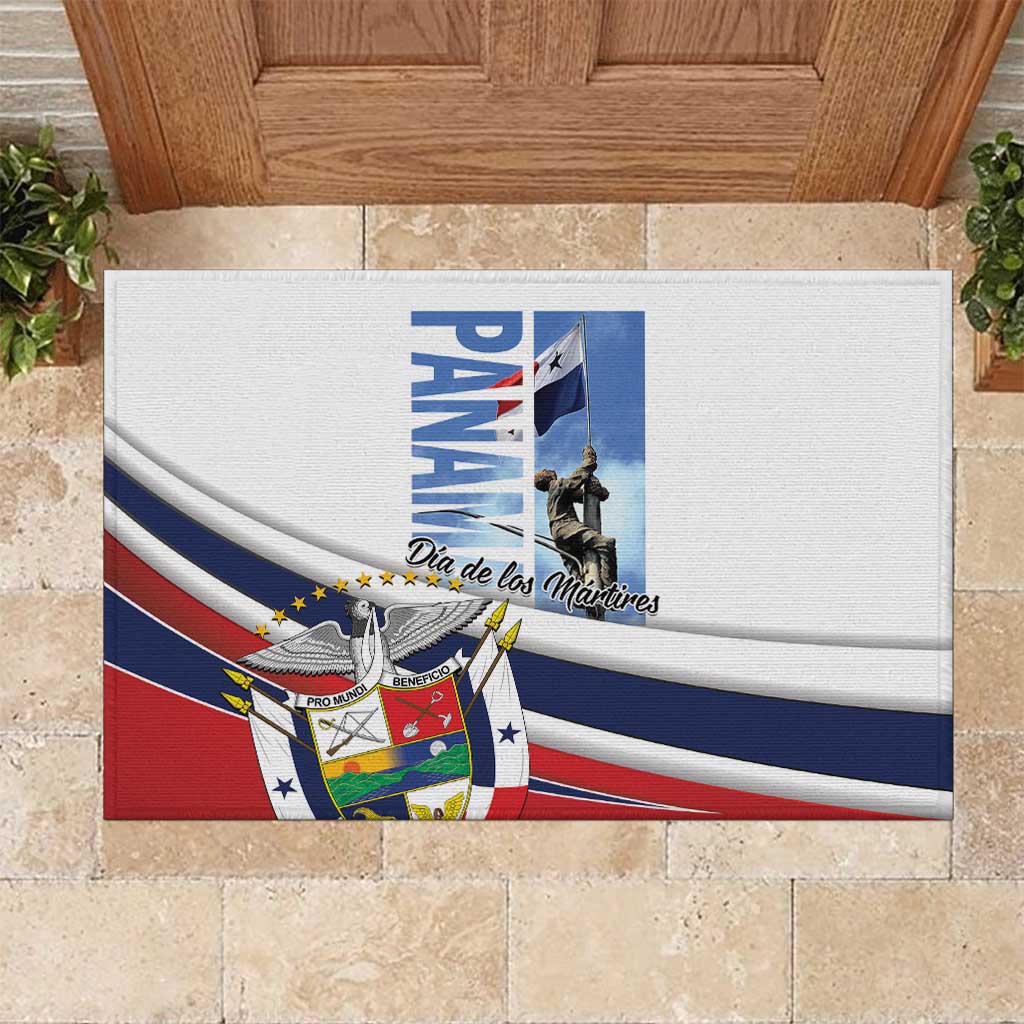 Panama Martyrs Day Rubber Doormat Dia de los Martires - Wonder Print Shop