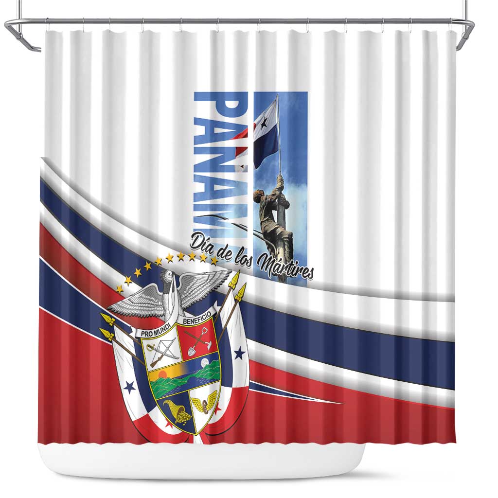 Panama Martyrs Day Shower Curtain Dia de los Martires