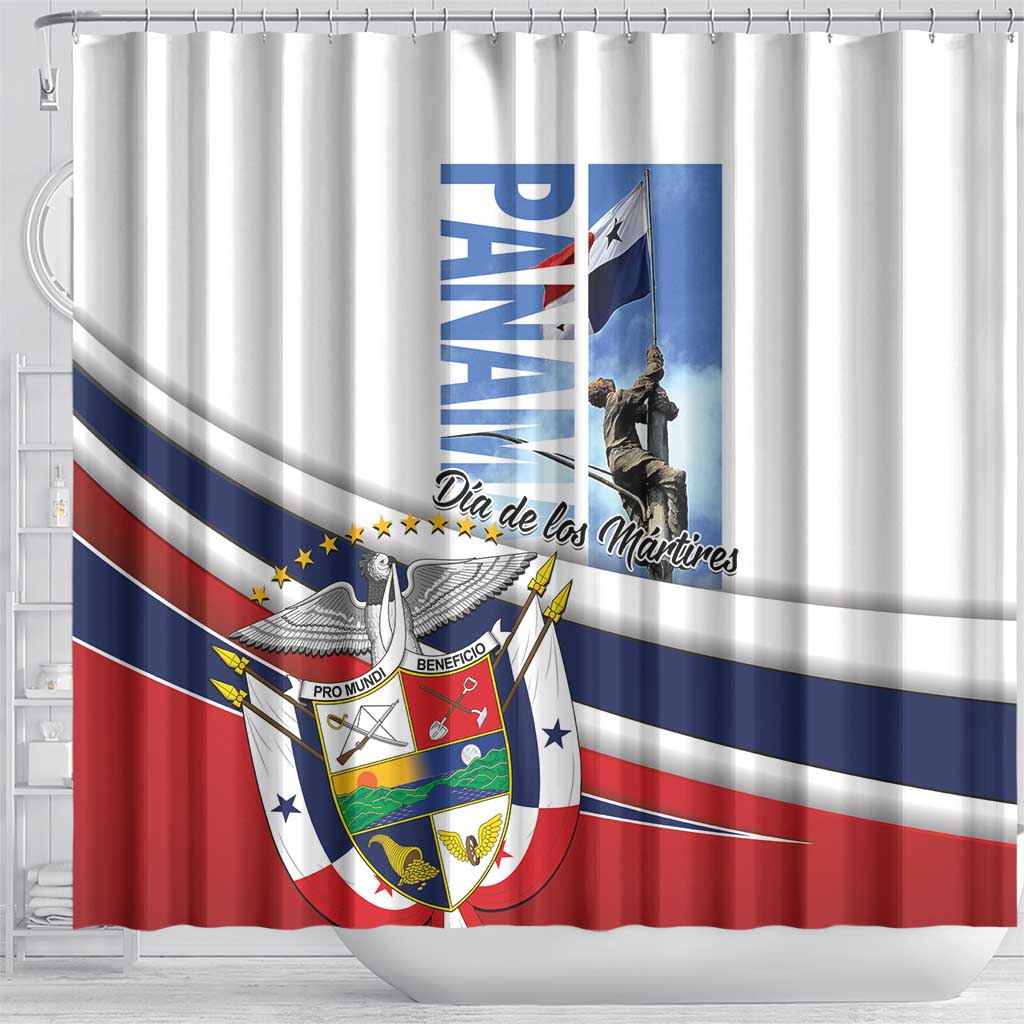 Panama Martyrs Day Shower Curtain Dia de los Martires
