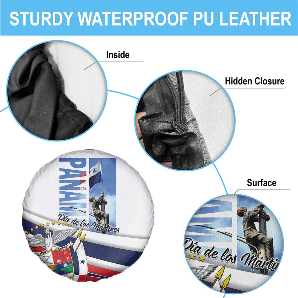 Panama Martyrs Day Spare Tire Cover Dia de los Martires - Wonder Print Shop