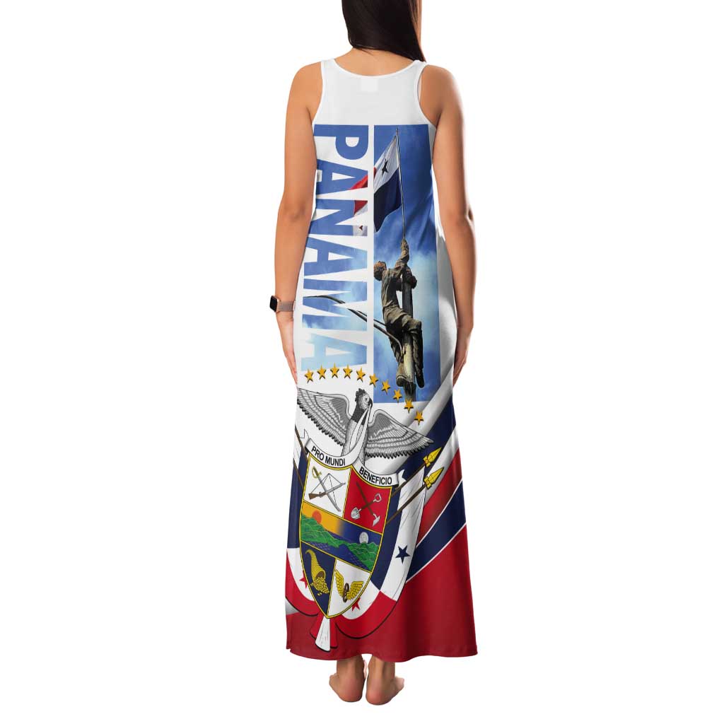 Panama Martyrs Day Tank Maxi Dress Dia de los Martires - Wonder Print Shop